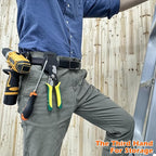 MUTUACTOR Magnetic Tool Belt Clip,Anti-Slip Magnet Tool Holder for Belt,Strong Magne Clip Tool Belt Accessories for Hammer Screwdrivers Adjustable Wrench Magnetic Tools and Hardware(2 Set)