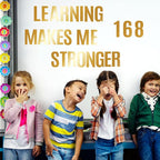 441 PCS 42 Sheets Letter Stickers Large Mailbox Numbers and Letters Self Adhesive Vinyl Waterproof Alphabet Number Stickers for Mailbox House Address,Crafts,Car, Poster,Classroom Decor (4 Inch,Gold)