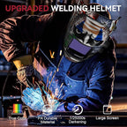 ARCCAPTAIN Auto Darkening Welding Helmet, 3.94"X3.66" Large Viewing Screen True Color Welding Hood with 4 Arc Sensor Solar Powered, Wide Shade 4-5/5-9/9-13 Welding Mask (Joker)