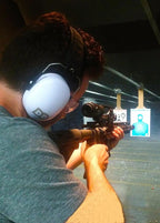 DECIBEL DEFENSE Professional Safety Ear Muffs 37dB NRR - The HIGHEST Rated & MOST COMFORTABLE Ear Protection For Shooting & Industrial Use - THE BEST HEARING PROTECTION GUARANTEED! (WHITE)