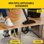 STANLEY Reusable Dry Filter Bag for 1-5 Gallon Wet/Dry Vacuum 25-1217, Compatible with SL18129, SL18130, SL18133, SL18136, SL18301-4B, SL18115P, SL18115, 3 Pack