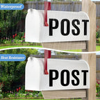 220 PCS Letter Stickers Big Font Mailbox Numbers and Letters Self Adhesive Vinyl Waterproof Alphabet Number Stickers for Bulletin Board Mailbox House Address,Cars,Poster,Business Decor(6 Inch,Black)