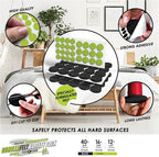Slipstick Gorilla Felt ¾ Inch Furniture Pads (68 Pcs) Premium Furniture Pads & Chair Leg Floor Protectors for Hardwood Floors & Hard Surfaces