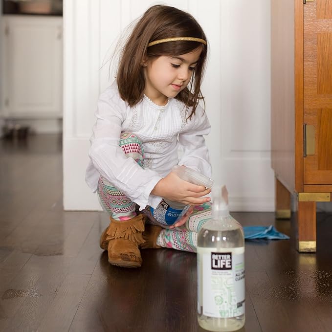 Better Life All Purpose Cleaner - Multipurpose Home and Kitchen Cleaning Spray for Glass, Countertops, Appliances, Upholstery & More - Multi-surface Spray Cleaner - 32oz (Pack of 2) Unscented