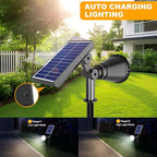 Solar Lights Outdoor Waterproof, 36 LEDs 1000LM Adjustable Solar Spot Lights Outdoor, 2-in-1 Solar Powered Spotlight Landscape Lighting for Garden, Yard, Pathway- 1 Pack (Cool White)