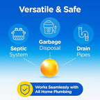 Compac Plink Garbage Disposal Cleaner and Deodorizer, Air Fresheners for Disposal, Lemon Scent, 20 Count