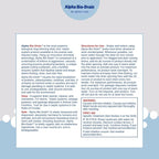 ALPHA BIO-DRAIN - Enzyme-Based Maintenance to Help Prevent Clogs and Reduce Odors from Pet Waste, Grease, Hair in Drains and Septic Systems - ½ Gallon by Alpha Tech Pet