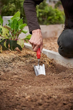 Corona CT 3314 Premium Stainless Steel ComfortGEL Garden Trowel, 13.5" Overall Length, Handle Length 7", Red