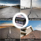 Boshen 1 Roll 2in x 33 FT Asphalt Crack Tape Self-Adhesive Asphalt Crack Filler Asphalt Joint Repair for Driveway Parking Lot Roof Asphalt Cement Road(3mm Thick), No Torch Required