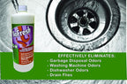 Enzyme Drain Cleaner & Deodorizer for Sink Drain, Showers, Septic Systems, Bathroom & Kitchen - Smell Remover for Fruit Fly Garbage Disposals, Dishwasher & Washing Machines - (32oz)