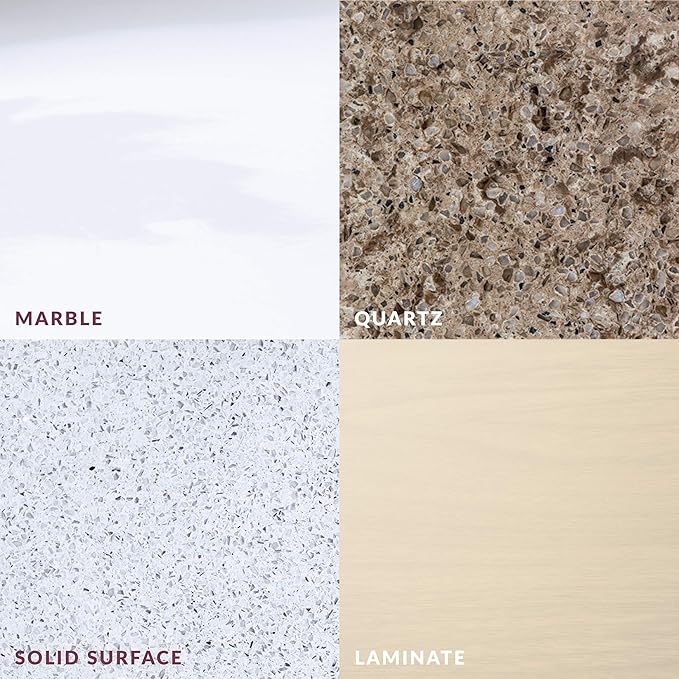 HOPE'S Perfect Countertop Cleaner and Polish 22-Ounce, Streak-Free Multi-Surface Cleaning Spray, Safe on Stone, Laminate, CORIAN, Granite, Quartz, Marble, Pack of 12