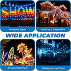 OHLECTRIC 10 Pack - S11 Ceramic Blue Night Bulbs | Dimmable | 7.5W Incandescent Light Bulb with E26 Medium Base | 40 Lumens Brightness | 2700K Warm White Light for Home Illumination