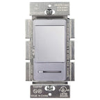 TOPGREENER Dimmer Switch with Light Adjustment Slider, Single Pole or 3 Way, 150W LED, 600W Incandescent/Halogen, 120V 60Hz, UL Listed, TGDMDS-120-SV, Silver