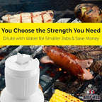 Commercial Grill and Oven Cleaner 32Oz Concentrate 1pk. Heavy-Duty Fast-Acting Degreaser Solution Removes Carbon, Grime, Burnt Food and Oil for Griddles Fryer Baskets and Kitchen Cooking Surfaces.