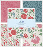 ELYN Swedish Dishcloths, Reusable & Washable Sponge Cloths, Absorbent Cleaning Paper Towels for Kitchen, Dishes, Counters and More, 5 Pack, Assorted Soft Botanical Patterns