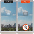 Black Screen Repair Tape, 2" X 180" (15FT) Window Screen Door Repair Kit, Strong Adhesive Fiberglass Patch Tape Mesh