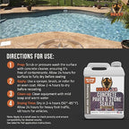 Paver Sealer - 8700 Wet Look (Satin Finish) - 1 Gallon Covers up to 175-250 sq ft (2 Coats)| Concrete Sealer Outdoor - Color Enhancing Acrylic Sealant for Stones, Patios, Pavers, Bricks & Driveways