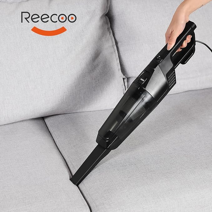 Stick Vacuum Cleaner with 3 Mop Pads Electirc Mop 600W 18kpa Powerful Suction Corded Upright Vacuum Lightweight Electric mop for Tile Hardwood Floor,Marble Cleaning