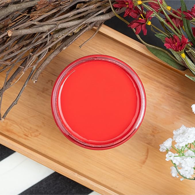 Dixie Belle Paint Company Chalk Finish Furniture Paint - Honky Tonk Red (1 Gallon - 128oz) - Matte True Red Chic Chalk Mineral DIY Furniture Paint