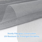 48"x102" Window Screen Mesh, Fiberglass Window Screen, Screen Door Mesh, Windows Screens and Screen Door Replacement, Patio Screen Mesh- Gray