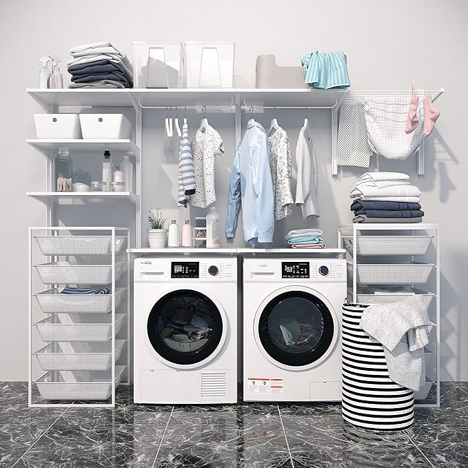 KoolMore Washer + Dryer Bundle - 2.7 Cu. Ft. Front Load Washing Machine [120V] (FLW-3CWH) + 4.4 Cu. Ft. Front Load Dryer [240V] (FLD-5CWHP), White