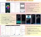 [6 Pack] CLOUDY BAY 4inch Smart WiFi LED Recessed Lights,RGB Color Changing Recessed Lighting,Compatible with Alexa and Google Home Assistant,10W 2700K-6500K,CRI90+ Wet Location,Oil Rubbed Bronze