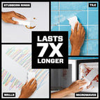 Mr. Clean Magic Eraser Ultra Thick Multi Purpose Cleaner, Bathroom Cleaning Supplies, Magic Eraser Sponge Multi Surface Cleaner, 5ct