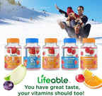 Lifeable Sugar Free Vitamin C – 250 mg – Great Tasting Natural Flavor Gummy Supplement – Vegetarian GMO-Free Chewable Vitamins – for Immune Support – for Adults – 90 Gummies