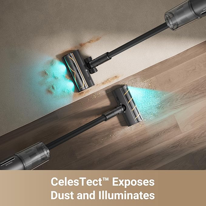 DREAME Z30 Cordless Vacuum Cleaner, Smart Stick Vacuum for Multi-Surface Cleaning, 310AW Suction with Dual Brushes, Pet Deshedding Tool, Long Runtime, Ideal for Hard Floor