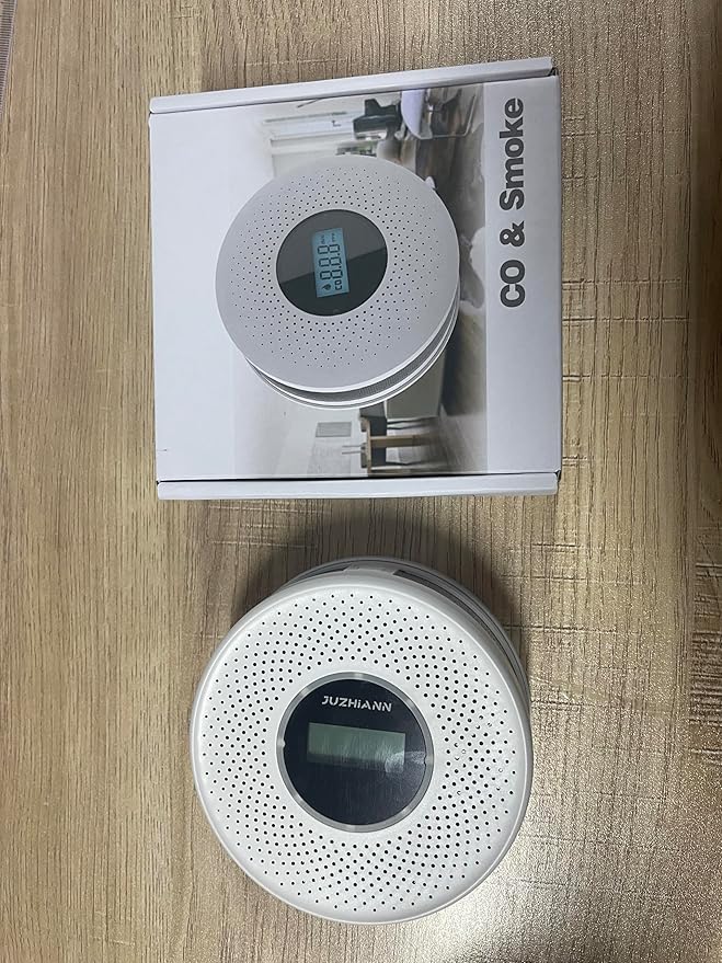 Upgraded Version Smoke Carbon Monoxide Alarm Detector, Battery-Operated Smoke and CO Alarm with Digital Display, Carbon Monoxide Detectors&Smoke Detector (1Pack)