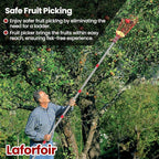 Fruit Picker Pole with Basket Segmented Fruit Picker Pole Tool for Apple Avocado Cherry Lemon Mango Orange Peach Picking(40-160")