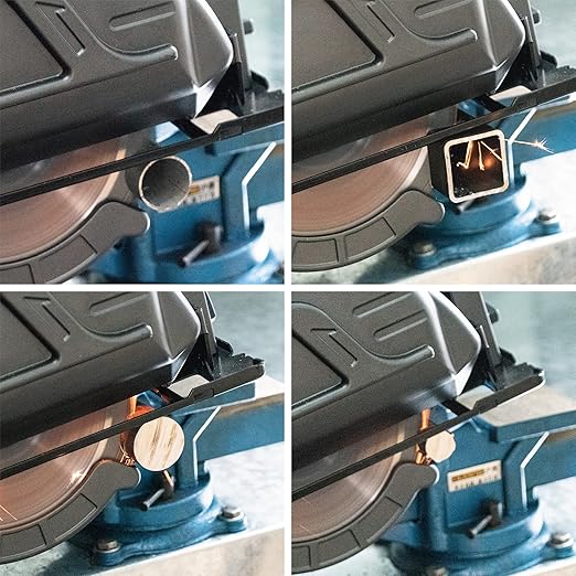 TWIN-TOWN 6-1/2-Inch 48 Teeth Dry Cut Steel and Ferrous Metal Cermet Saw Blade with 5/8-Inch Arbor