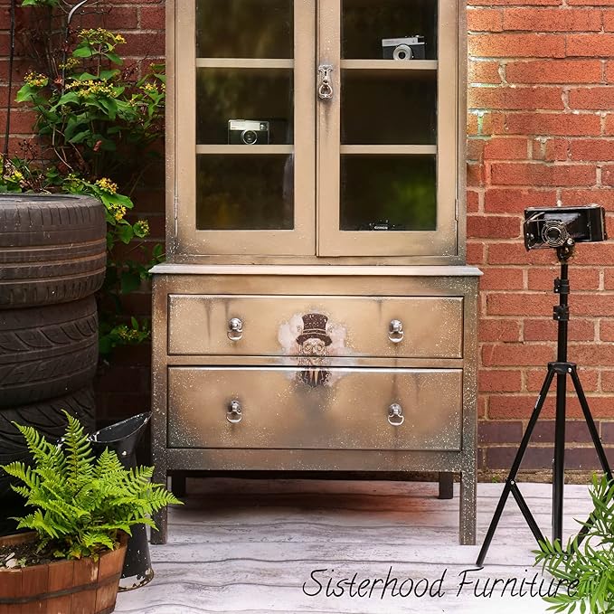 Dixie Belle Paint Company Chalk Finish Furniture Paint - Putty (4oz) - Matte Muted Taupe Chic Chalk Mineral DIY Furniture Paint