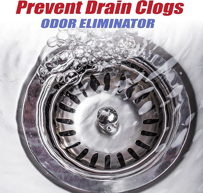 SANI 360° Sani Sticks Drain Cleaner and Deodorizer, 48 Count, Lemon Scent Enzyme Pipe Cleaners, Eliminate Odors, Prevent Clogged Drains, Safe for Sinks, Bathtub Drains, Septic Tanks