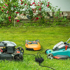 Outdoor Extension Cord 4 Ft with 3 Outlets, 14/3 SJTW 3 Prong Grounded Power Cord, 14 Gauge 14AWG Heavy Duty Power Cable, ETL Listed, 15 Amp 125 V 1875 W-Multiple Outlets for Indoor/Outdoor-Black