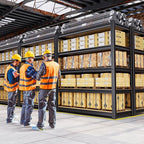 Garage Shelving-2050 lbs 5 Tier Storage Shelves,Adjustable Heavy Duty Metal Shelving Unit and Storage Large Rack,Utility Steel Shelf for Warehouse Industrial Pantry Basement 78"x46"x20"-2 Pack