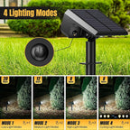 Solar Spot Lights Outdoor, [6 pack/118 LED] 4 Modes Auto On/Off Solar Landscape Spotlights, Ip67 Waterproof Solor Powered Pathway Lights for Outside Yard Garden Walkway Tree Patio (Cool White)