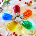 S14 Christmas Replacement Light Bulbs, 20 Pack Glass Edison Vintage Bulbs, 11 Watt, E26 Medium Base, Waterproof Commercial Christmas Bulb for Indoor Outdoor Home Patio Garden Decoration, Multicolor