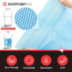 GUYUANGLO Disposable Dish Cloths Heavy Duty Disposable Cleaning Towels and Dish Cloths Dish Rags for Kitchen,13.78 x 15.75 inches- 50 Counts/Pack,Blue