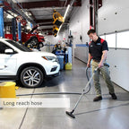 VacuMaid GV30PRO Wall Mounted Garage and Car Shop Vacuum Cleaner with 30 ft. Hose, Tools, and 7 Gallon Bag