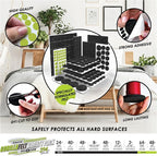 Slipstick Gorilla Felt Furniture Pads (294 Piece Variety Pack) Premium Furniture Pads & Chair Leg Floor Protectors for Hardwood Floors & Hard Surfaces