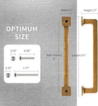 FILTA Cabinet Handles 5 Inch 10 Pack Antique Brass Cabinet Pulls for Kitchen Metal Drawer Pulls Modern Cabient Hardware Cupboard Handles