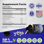Cortisol Supplement - 11 in 1 Hormone Balance for Women - Made in USA Supplement - Mood, Focus, Sleep Support - Vegan, Non-GMO, Natural Pills - 120 Capsules