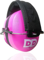 DECIBEL DEFENSE Professional Safety Ear Muffs 37dB NRR - The HIGHEST Rated & MOST COMFORTABLE Ear Protection For Shooting & Industrial Use - THE BEST HEARING PROTECTION GUARANTEED! (PINK)