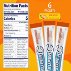 Super C Vitamin & Mineral Drink Mix, Orange, 6 CT Singles To Go, Pack Of 12 (72 Total Packets)