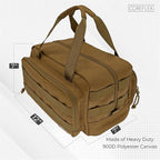 COREFLEX 12-Inch Heavy Duty Tool Bag, Tactical Gear Range EDC Bag for cars, Multi-Purpose Work Mechanics, Electrician, Carpenters, Builders, Plumbers 12'' X 7'' (Coreflex-Tac-01)