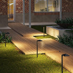 EDISHINE Pyramid Low Voltage Landscape Lighting, 3W 230LM 3000K 50,000 Hrs Waterproof LED Pathway Lights Wired, 12V Electric Outdoor Landscpae Path Light with Connectors, Aluminum Housing