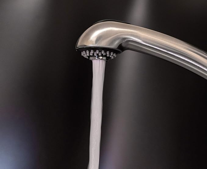 Dura Faucet DF-NMK852-VB RV Pull-Out Swivel Single Handle Kitchen Sink Faucet - One-Hole (Venetian Bronze)