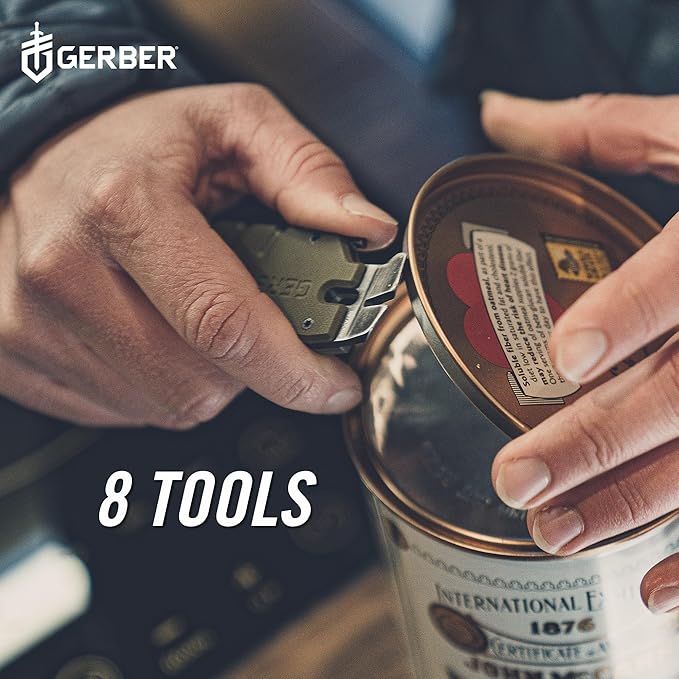 Gerber Gear Prybrid Multi Tool Utility Pocket Knife - Utility EDC Razor Knife with Retractable Blade and Pry Bar - Grey