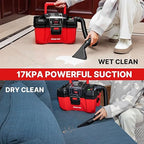 Shop-Vac 20V Cordless Wet/Dry Vacuum, 2.5-Gallon Tank, 5ft Hose, 4.0A Battery and Charger Included